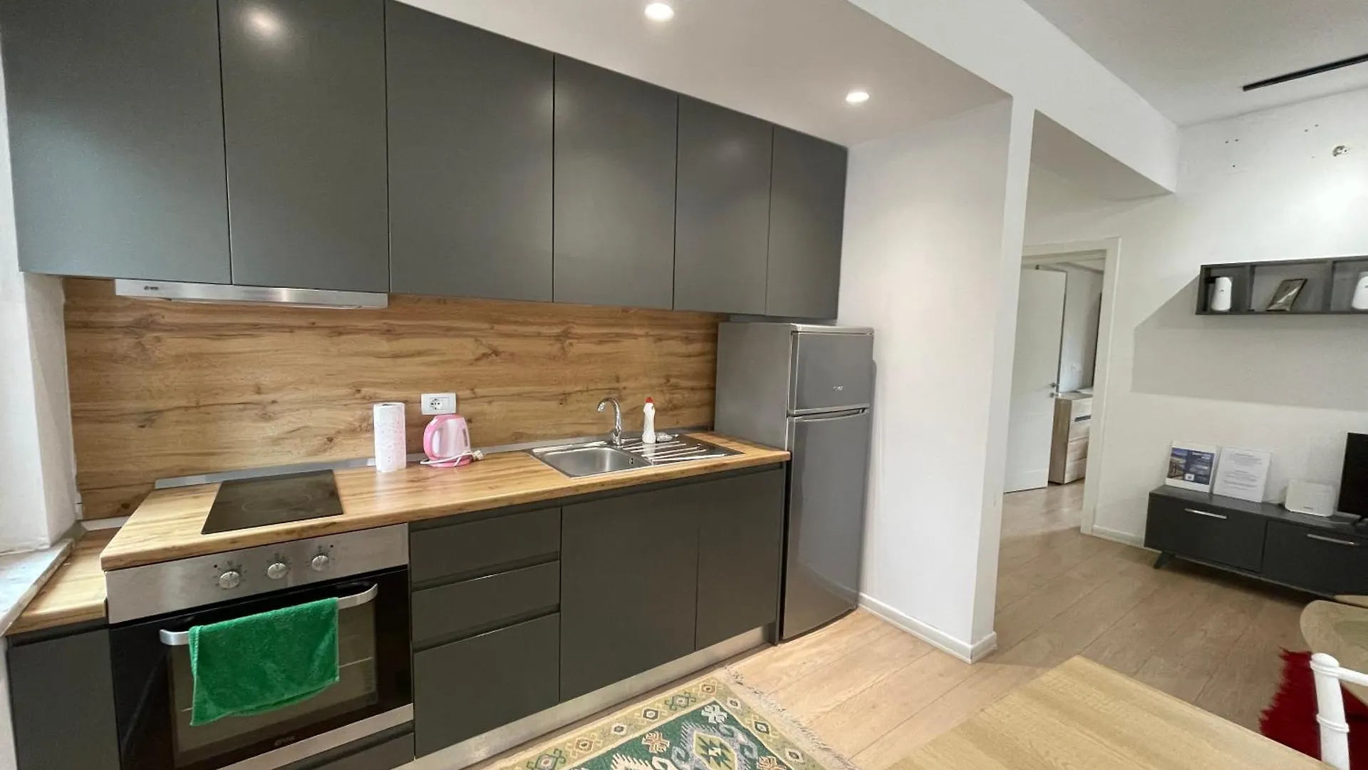 Downtown View Modern Apartment Tirana Albanien